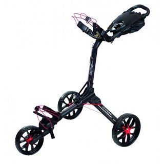 Bag Boy Nitron Auto-Open chariot manuel, noir/rouge