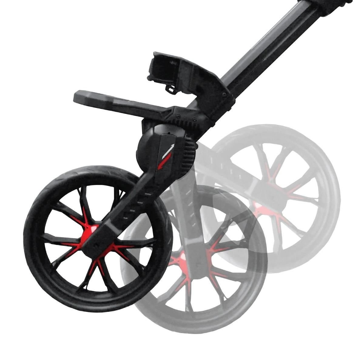 Bag Boy Nitron Auto-Open chariot manuel, argent/noir