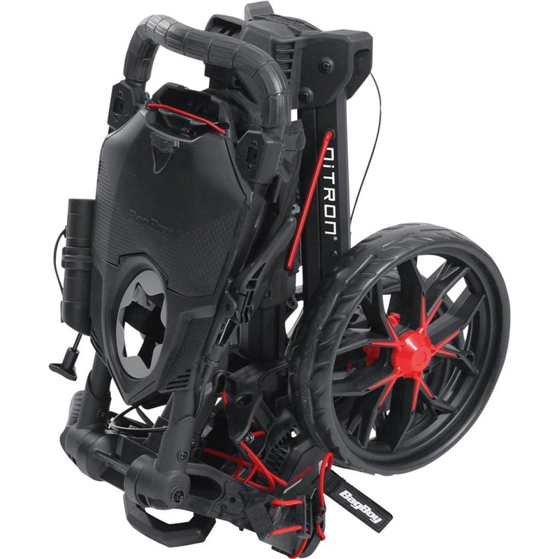 Bag Boy Nitron Auto-Open chariot manuel, argent/noir