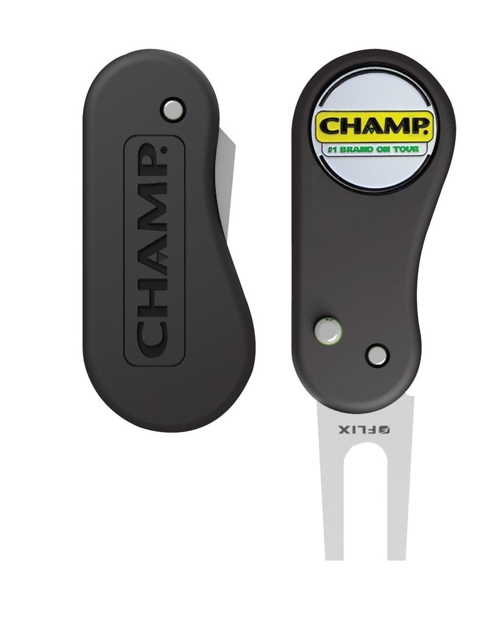 Champ Champ FLIX Lite Divot Repair Tool, noir