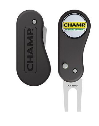 Champ Champ FLIX Lite Divot Repair Tool, noir
