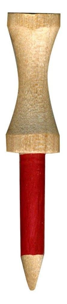 Pride Professional Tee System Step Tees Red tees en bois 53mm (2 1/8"), 50 tees