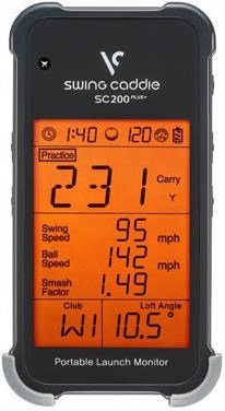 Voice Caddie Swing Caddie Launch Monitor SC200+ noir