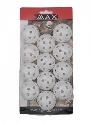 Big Max Airballs balles d'entraînement de golf (12 balles), blanc