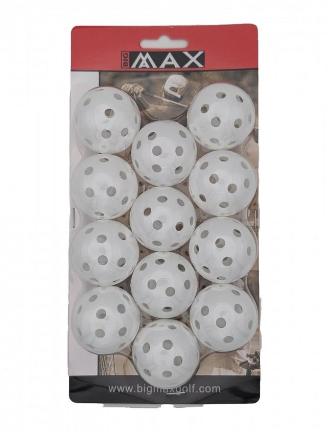 Balles d'entraînement ajourées blanches