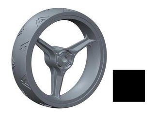 Big Max Pièce de rechange - Roue avant pour Blade Quattro, noir