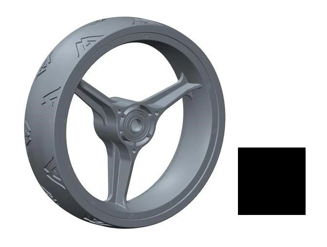 Big Max Pièce de rechange - Roue avant pour Blade Quattro, noir