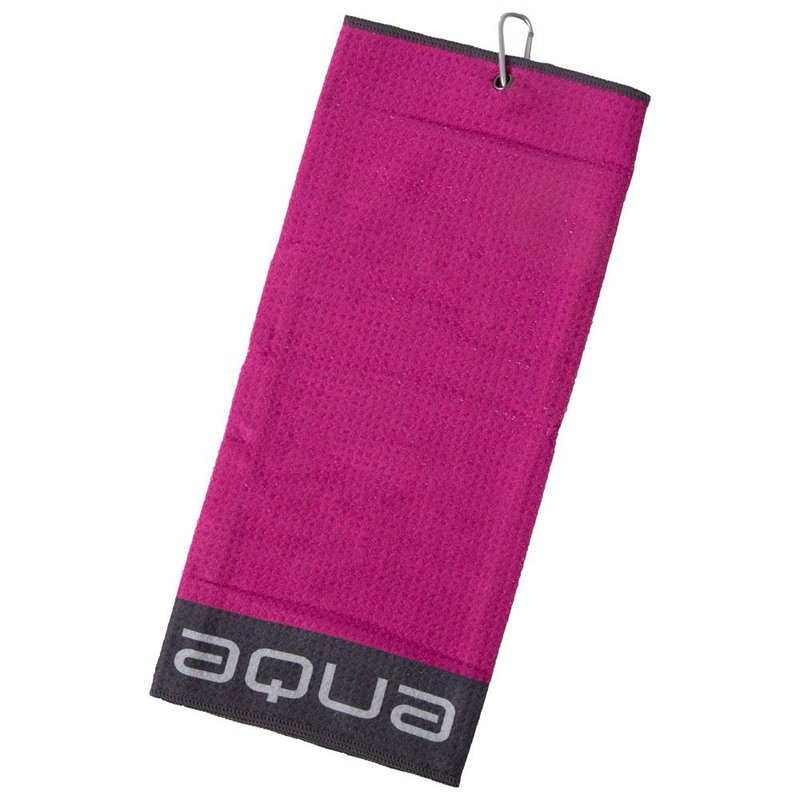 Big Max Aqua Trifold serviette, fuchsia/charcoal
