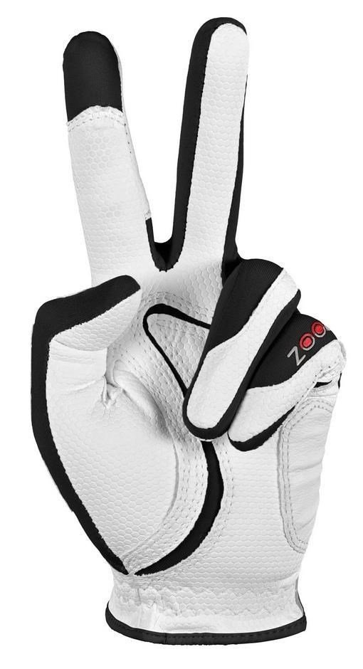 Zoom Zoom Weather gant de golf homme, blanc/noir
