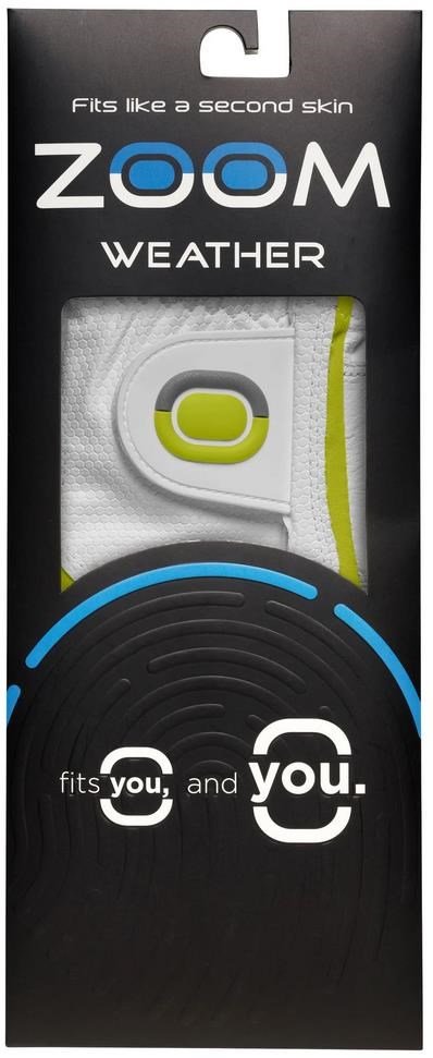 Zoom Zoom Weather gant de golf homme, blanc/citron vert