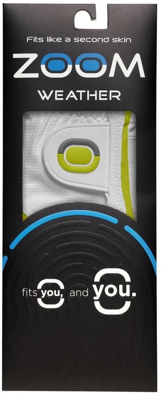 Zoom Zoom Weather gant de golf homme, blanc/citron vert