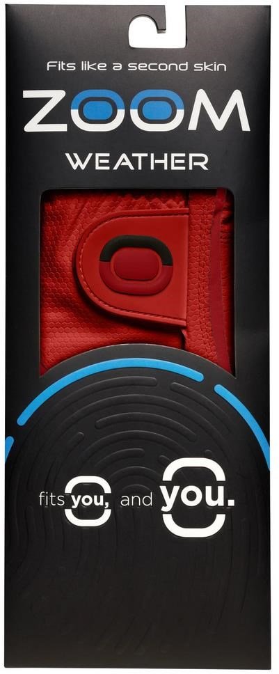 Zoom Zoom Weather gant de golf homme, rouge