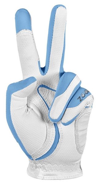 Zoom Zoom Weather gant de golf femme, blanc/bleu clair