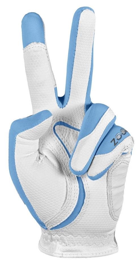 Zoom Zoom Weather gant de golf femme, blanc/bleu clair