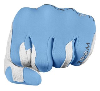 Zoom Zoom Weather gant de golf femme, blanc/bleu clair