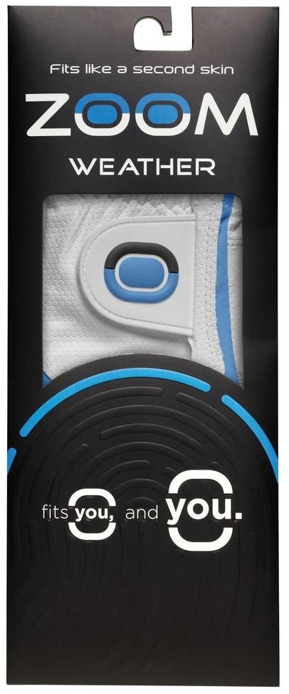 Zoom Zoom Weather gant de golf femme, blanc/bleu clair