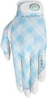 Zoom Zoom Sun Style gant de golf femme vichy bleu clair, blanc/bleu