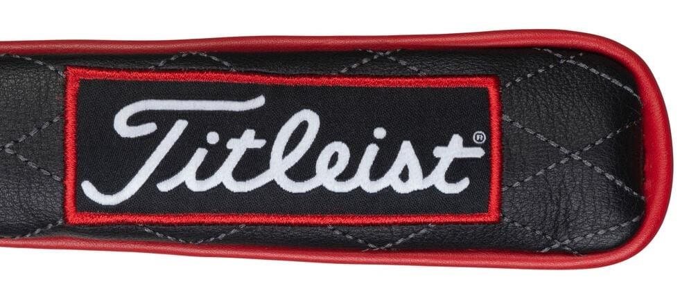 Titleist Jet Black Tour Alignment Stick Cover, noir/rouge