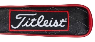 Titleist Jet Black Tour Alignment Stick Cover, noir/rouge