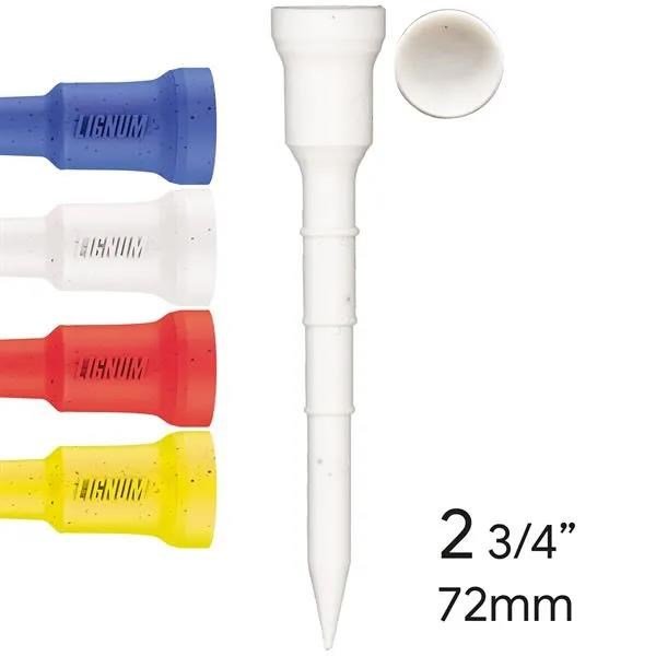Lignum Tee 72mm (2 3/4") 12pack, mélange de couleurs