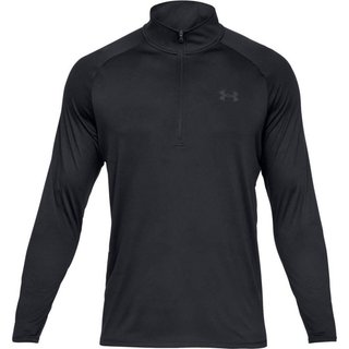 Under Armour Tech 2.0 1/2 Zip t-shirt manches longues homme, noir