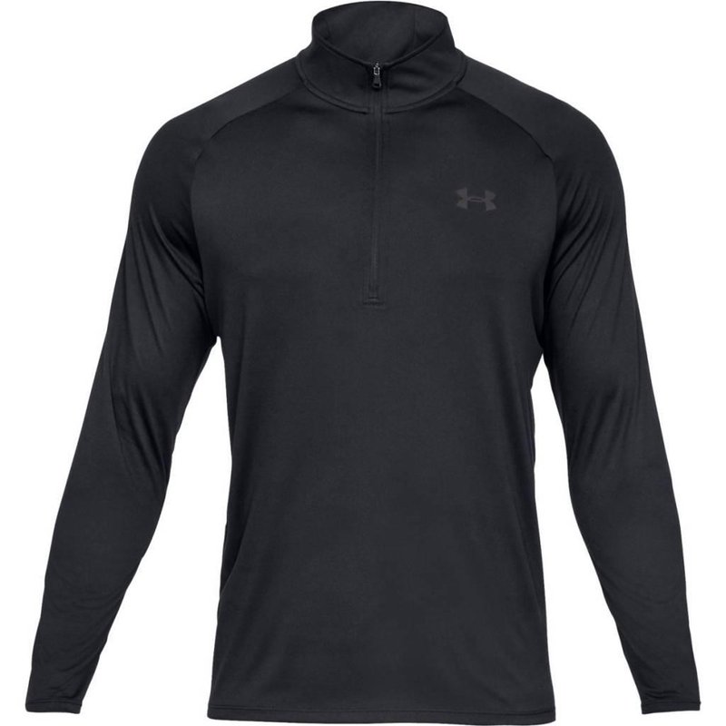 Under Armour Tech 2.0 1/2 Zip t-shirt manches longues homme, noir
