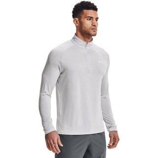 Under Armour Tech 2.0 1/2 Zip t-shirt manches longues homme, gris clair