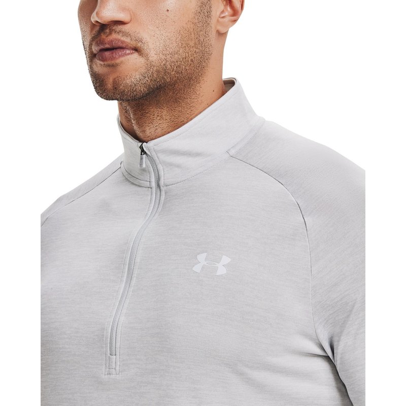 Under Armour Tech 2.0 1/2 Zip t-shirt manches longues homme, gris clair