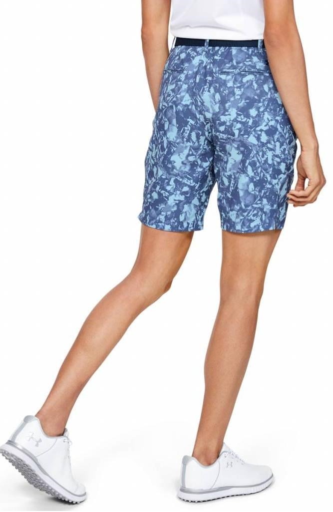 Under Armour Links Printed short femme, bleu