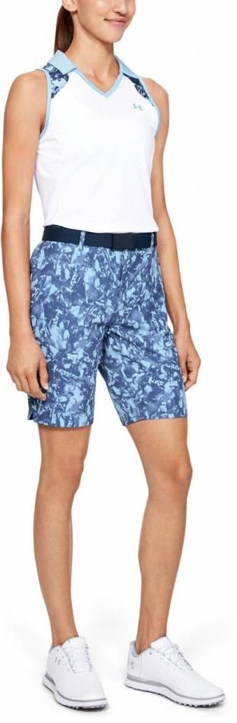 Under Armour Links Printed short femme, bleu