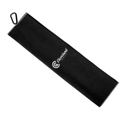 Cleveland Golf Cleveland Trifold serviette en microfibre, noir