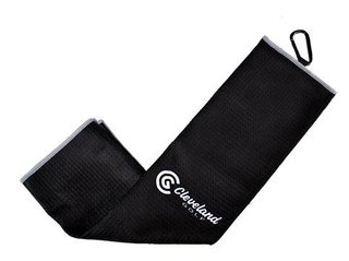 Cleveland Golf Cleveland Trifold serviette en microfibre, noir