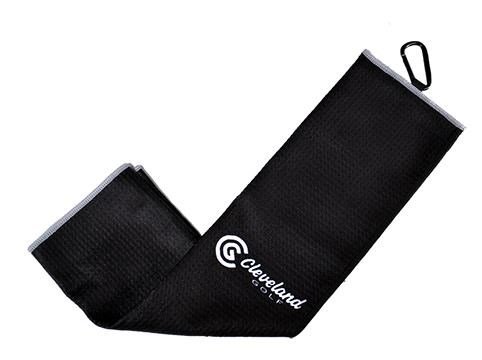 Cleveland Golf Cleveland Trifold serviette en microfibre, noir