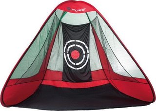 Pure2Improve Triangle Pop-Up filet d'entraînement de golf (295x197x177cm)