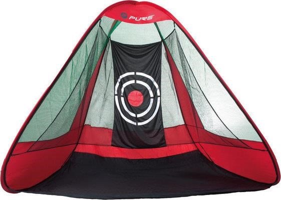 Pure2Improve Triangle Pop-Up filet d'entraînement de golf (295x197x177cm)