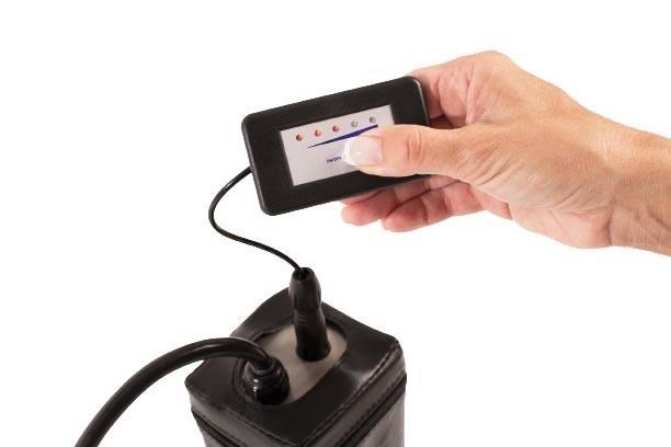 JuStar charge state display, noir