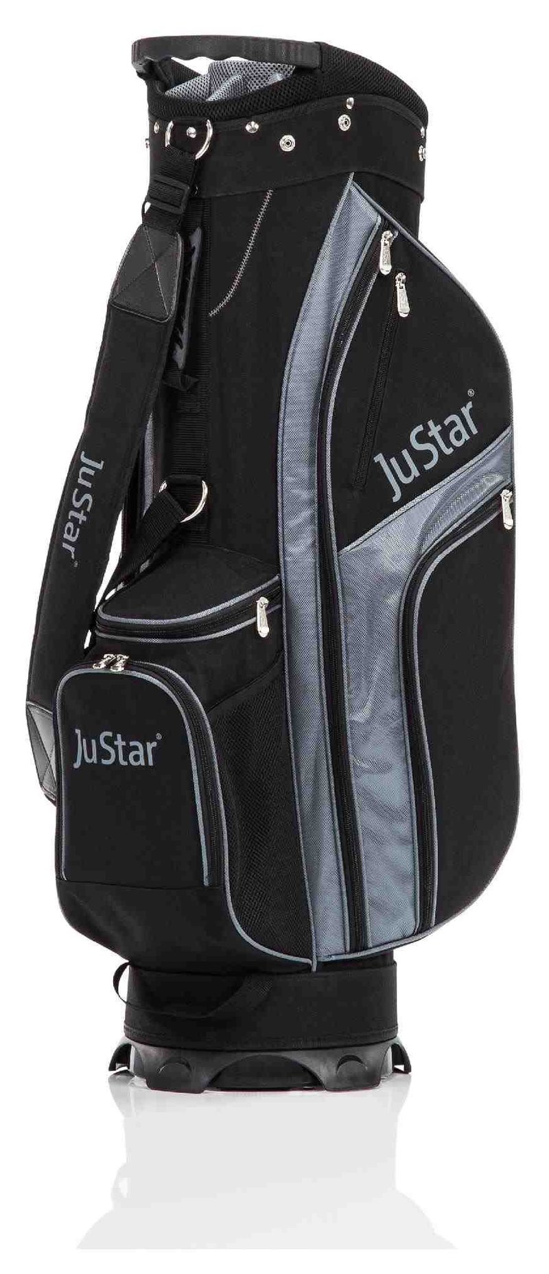 JuStar cart bag, 9", noir/titane