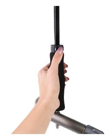JuCad parapluie de golf automatique avec épingle 68", noir