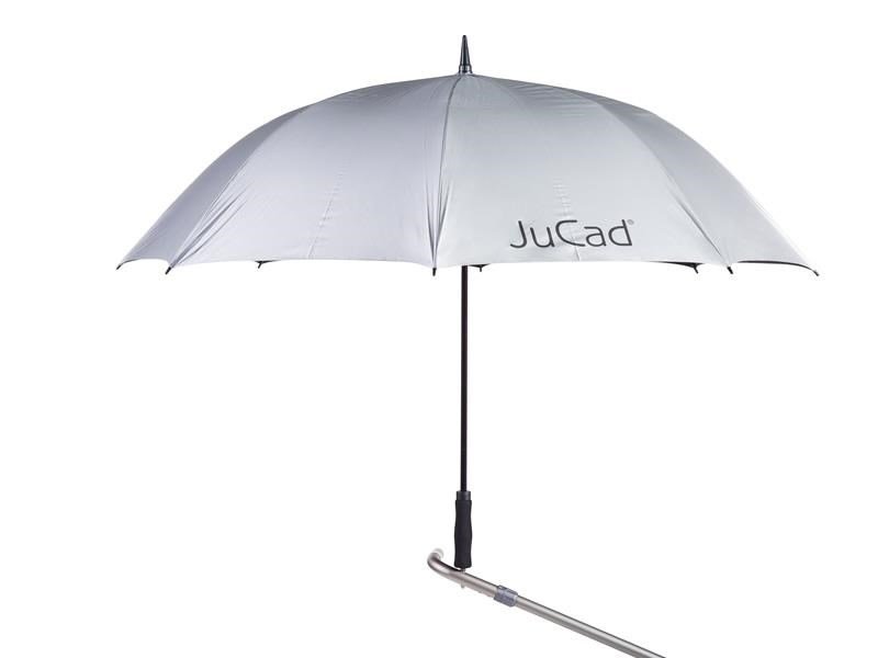 JuCad parapluie de golf automatique avec épingle 68", argenté (protection UV)