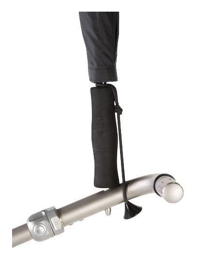 JuCad parapluie de golf télescopique 68" automatique avec épingle, noir