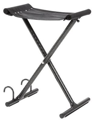 JuCad Golfer Seat made of Carbon, noir