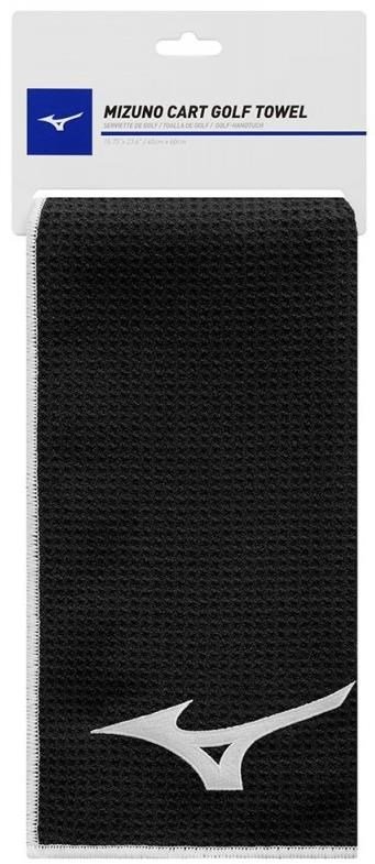 Mizuno Micro Fibre serviette de golf (40x60cm), noir