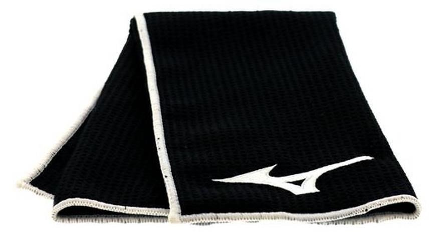 Mizuno Micro Fibre serviette de golf (40x60cm), noir