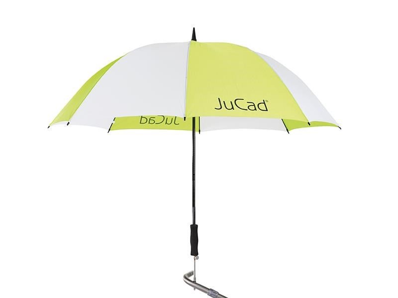 JuCad parapluie de golf télescopique 68" avec épingle, blanc/vert