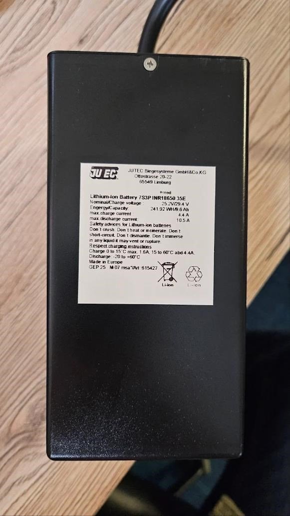 JuCad Powerpack 1.0 (pour système 48V), incl. système batterie Li et unité de contrôle (logiciel), sans chargeur