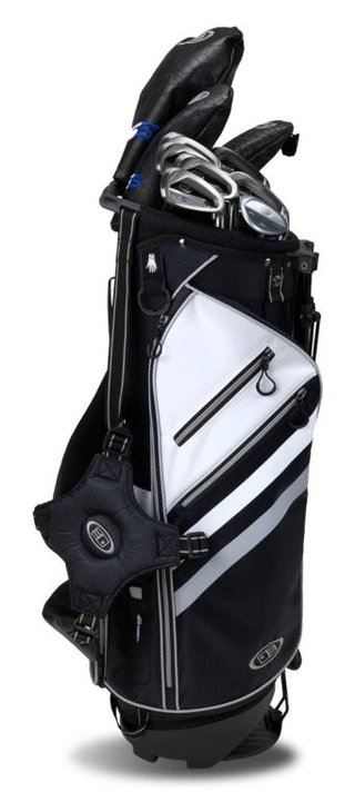 U.S. Kids Golf TS5-66 (167+cm) ensemble de golf junior, graphite, + sac stand, noir/blanc