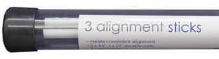 Longridge Tour Rod Pro Alignment Sticks (3pcs) blanc