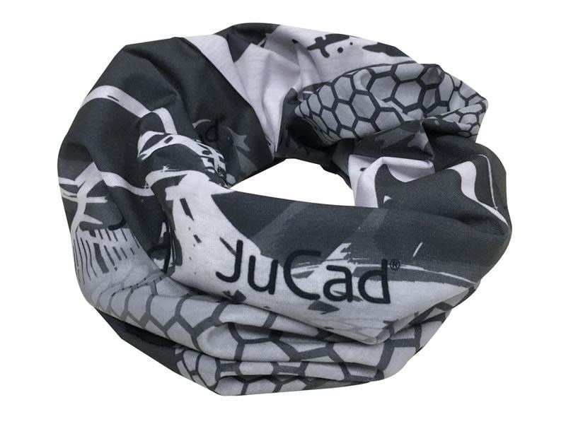 JuCad écharpe multifonctionnelle, grise