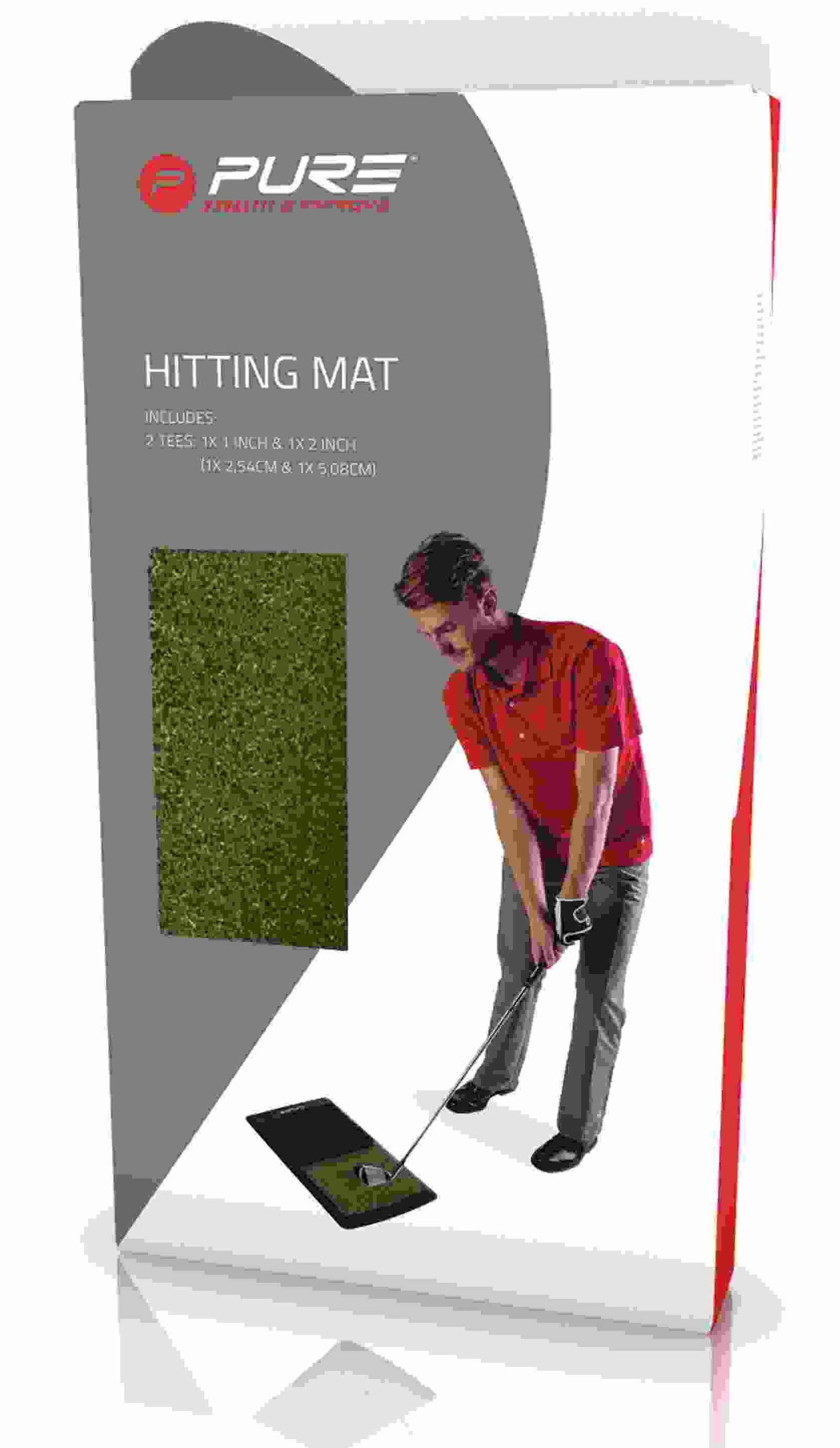 Pure 2 Improve Pure2Improve Hitting Mat Dual Turf (60x31cm)