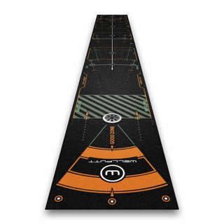 Wellputt Putting Mat - CLASSIC 13FT (4m), speed 10-11,5ft, noir